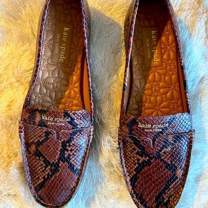 Kate Spade Snake loafers